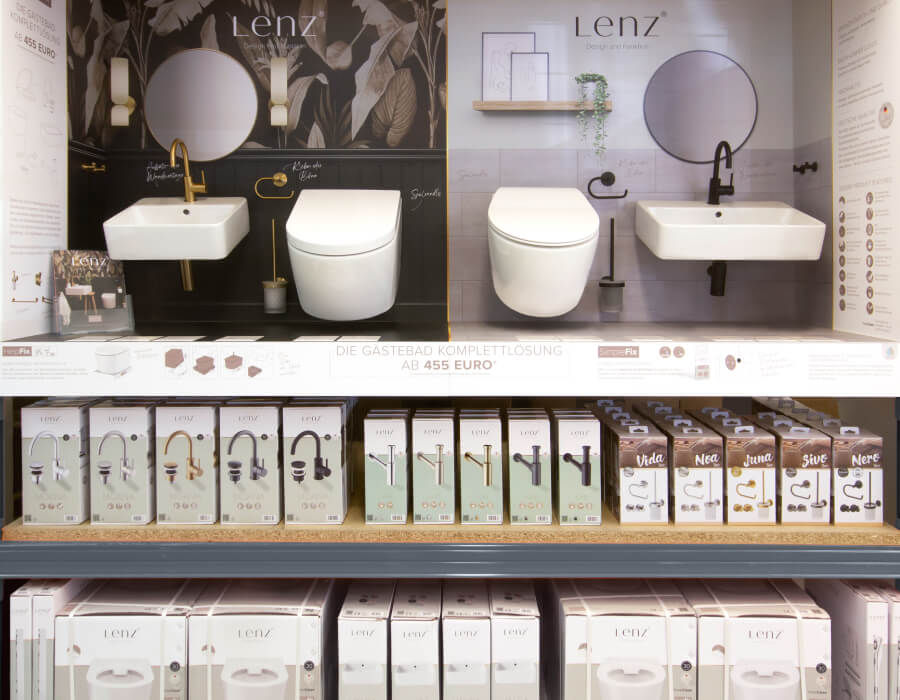 Lenz® 推出 Perfect Fit 系列 - 現代化客用浴室的理想解決方案