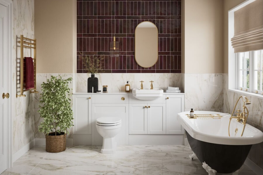 Bathrooms to Love 推出全新 Abbey 系列，創造精緻浴室傢俱